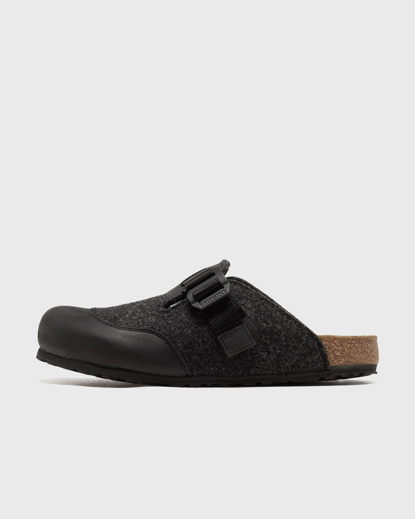 Superge in čevlji Birkenstock Boston Nova Felt Leather Textile Clog Siva | 1030159