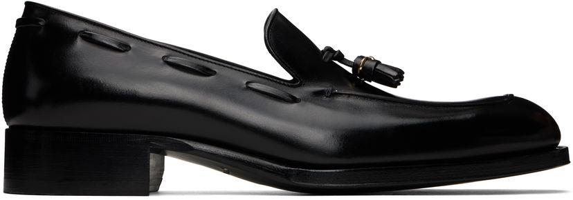 Nega čevljev Tom Ford TOM FORD Edgar Tassel Leather Loafers Črna | J1118-LCL021P