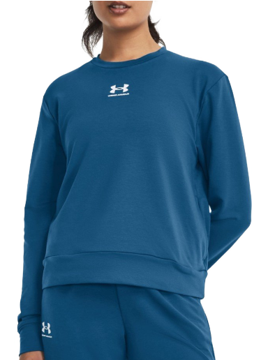 Pulover Under Armour Rival Terry Crew Sweatshirt Modra | 1369856-426