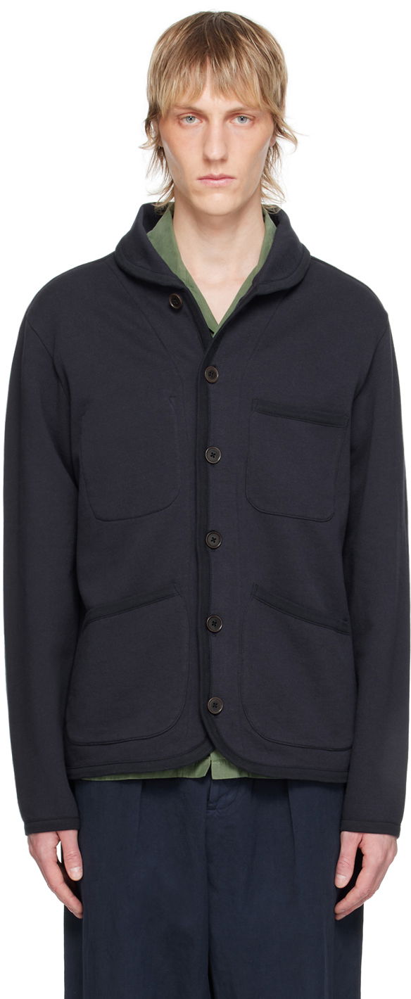 Jakna Universal Works Universal Works Button Jacket Mornarica | P3081