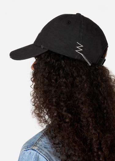 Kapa AXEL ARIGATO Distressed Baseball Cap Črna | X3077003, 2