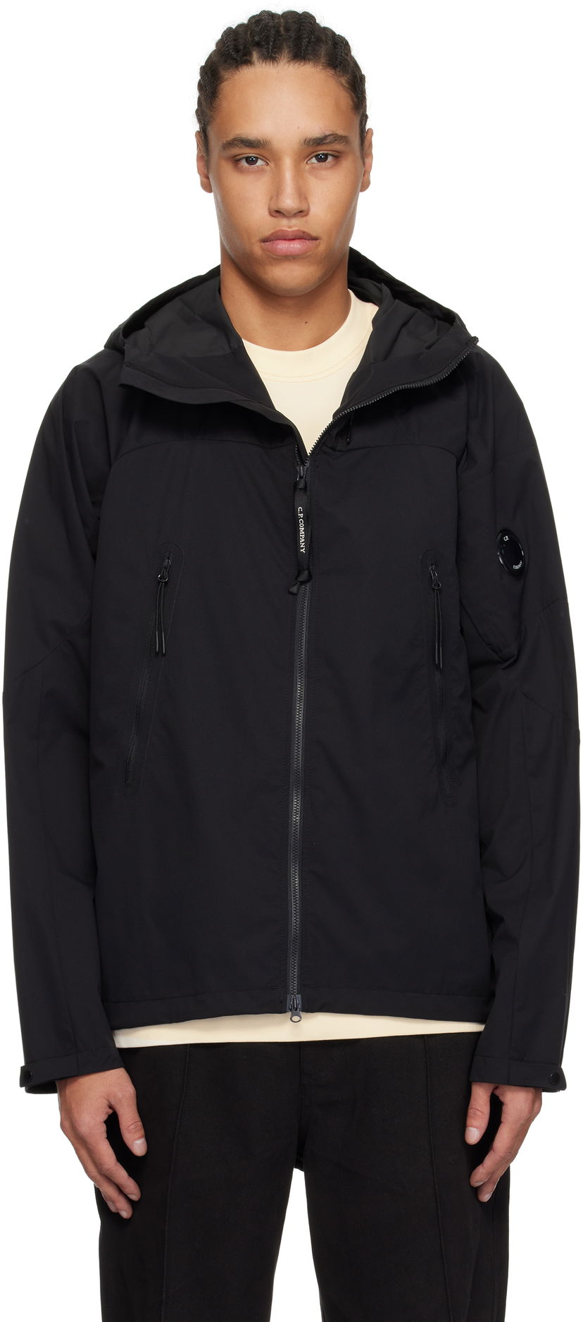 Vetrovka C.P. Company C.P. Company Pro-Tek Hooded Jacket Črna | 18CMOW006A-110264A