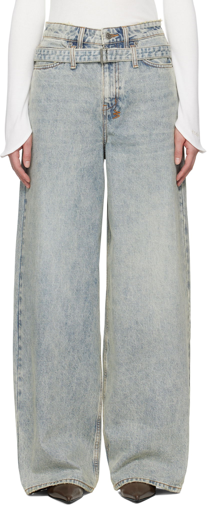Kavbojke Ksubi Ksubi Baggy Jeans Modra | WSP25DJ017