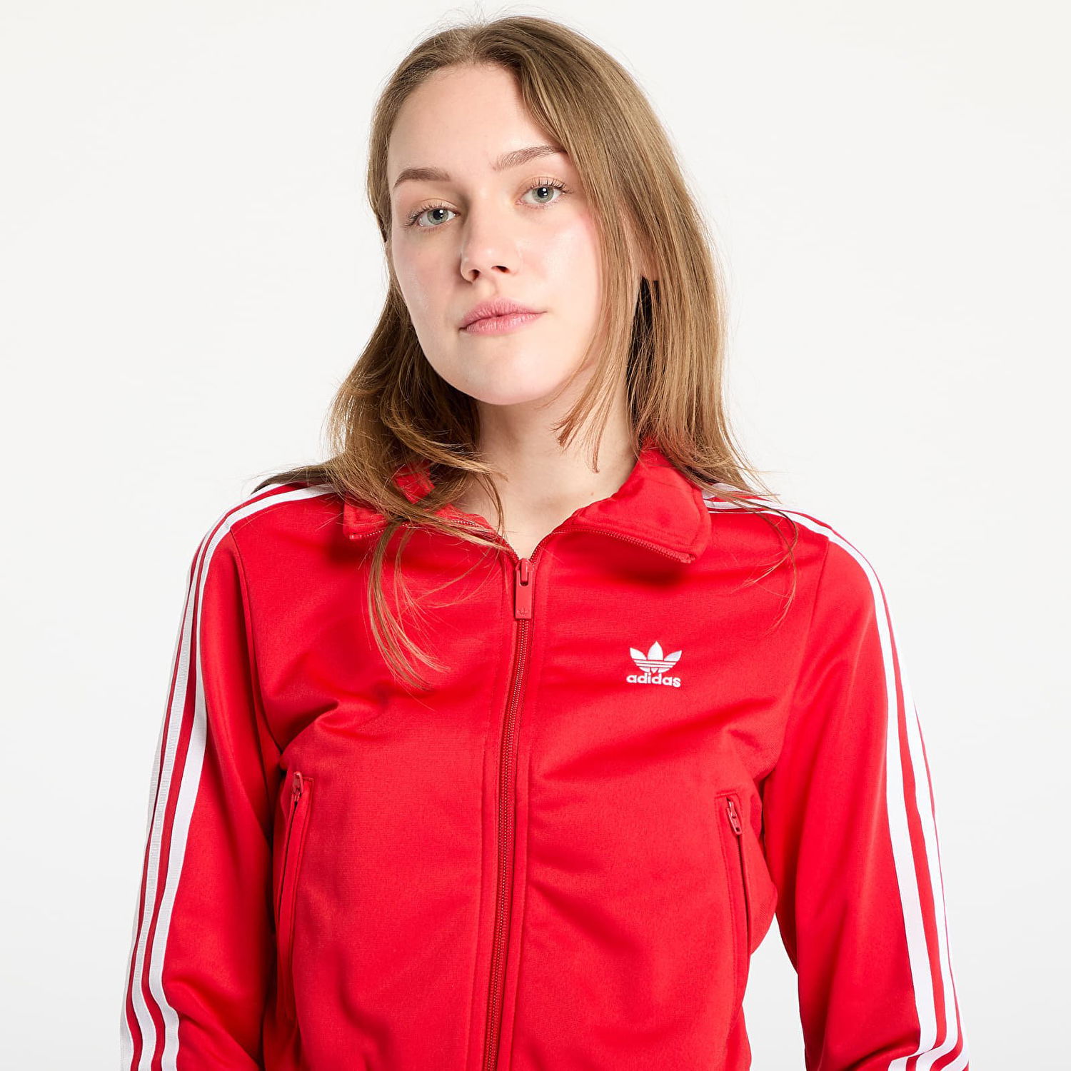 Pulover adidas Performance Adicolor Classics Firebird Track Jacket Rdeča | IR8079, 1