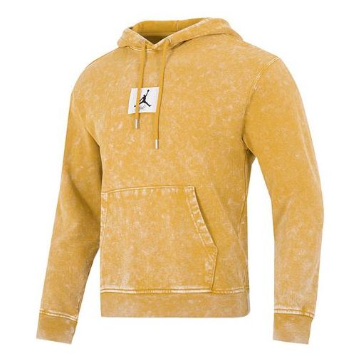 Pulover Jordan Air Jordan Tie Dye Pullover Hoodie Rumena | DR3088-712