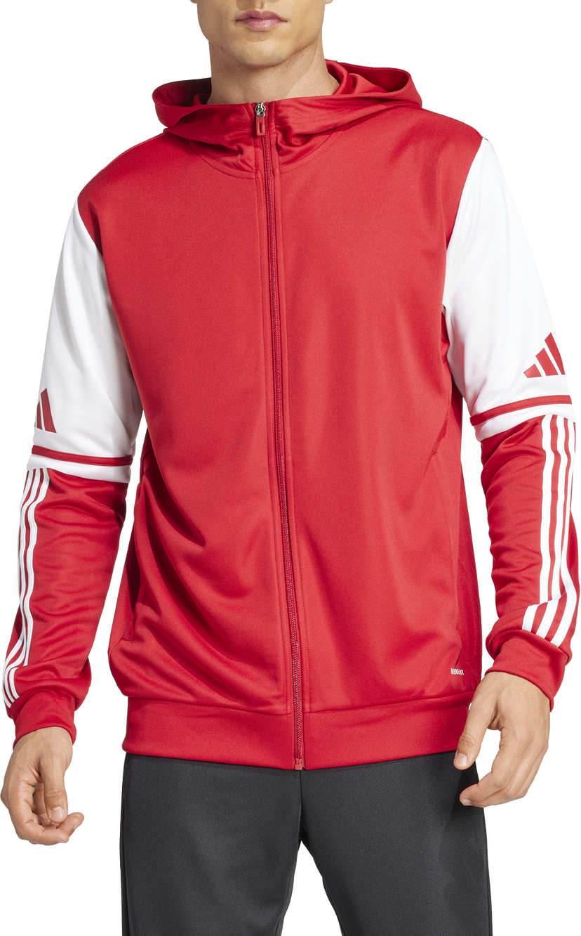 Pulover adidas Originals SQUADRA25 Hooded Jacket Rdeča | jd2990