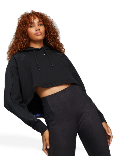 Pulover Puma x KOCHÉ Cropped Hoodie Črna | 535986_01