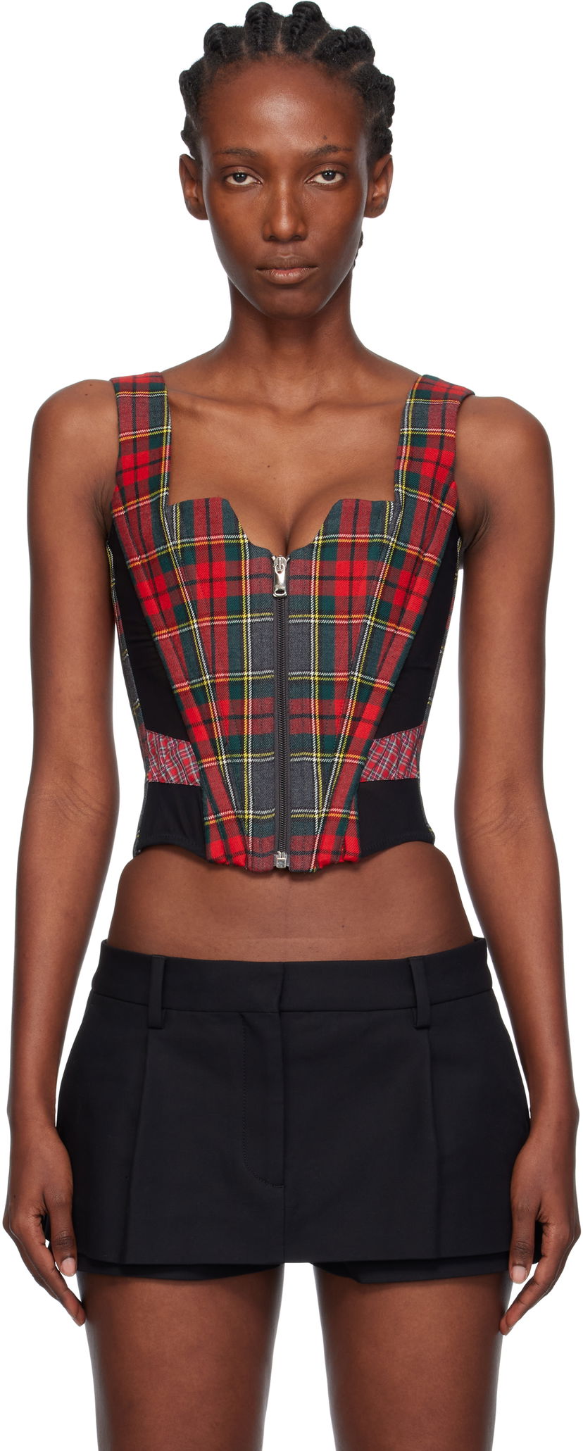 Krop-top Vivienne Westwood Vivienne Westwood Juliet Plaid Corset Top Večbarvna | 1503004D-W0176-
