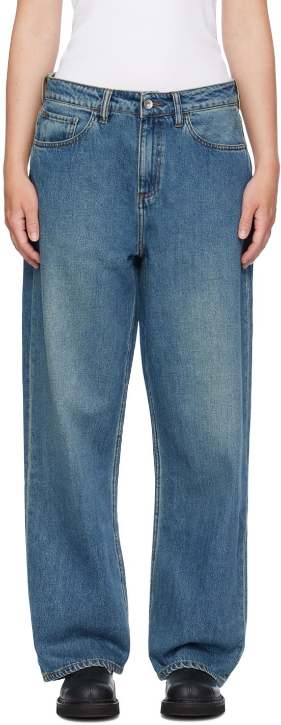 Kavbojke YMC YMC Silver Jeans Modra | Q4WMG
