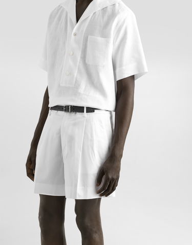 Kratke hlače Dolce & Gabbana Dolce & Gabbana Gabardine Shorts With Double Darts Bela | GP10WTFUFNVW0800, 3