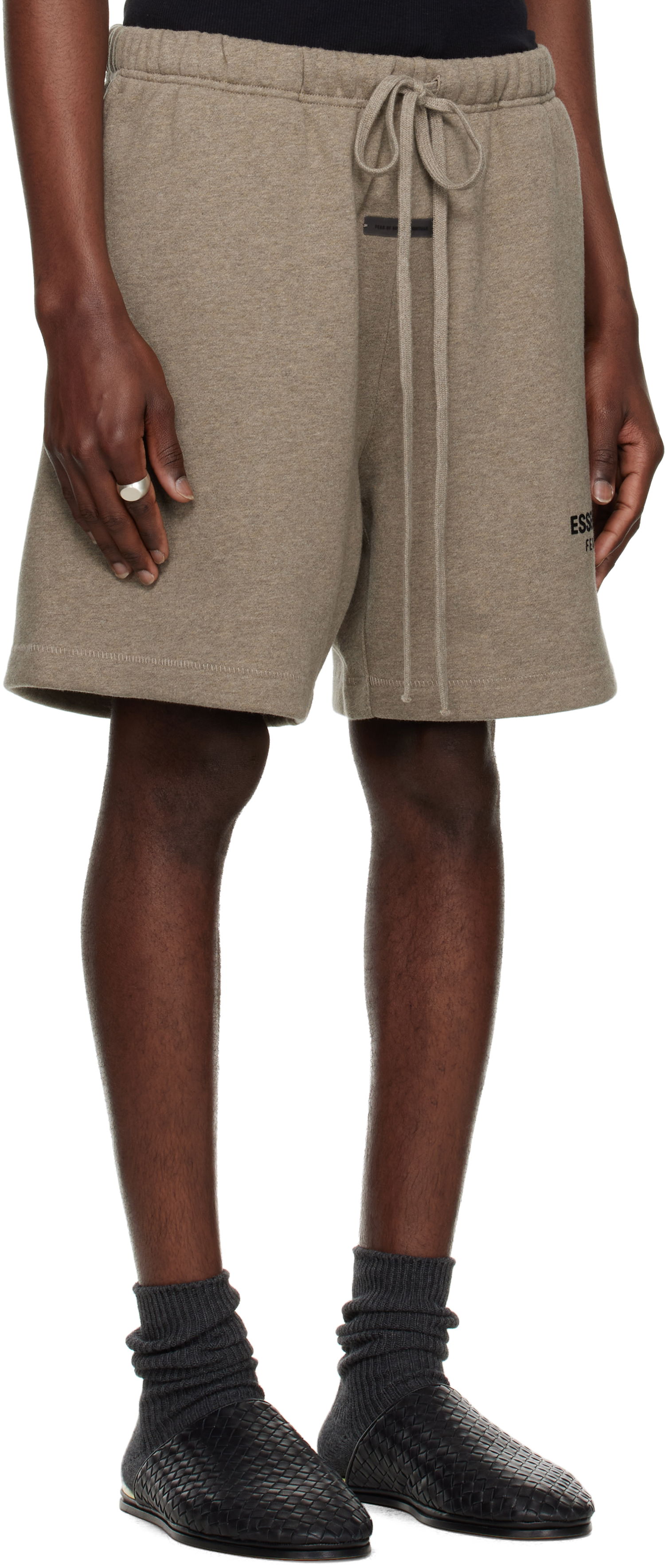 Kratke hlače Fear of God Fear of God ESSENTIALS Classic Sweat Shorts Siva | 160AS252001F, 1