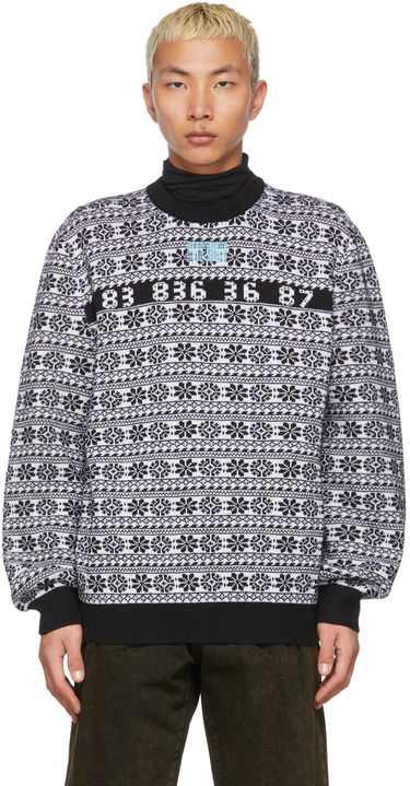 Pleteni pulover VETEMENTS Number Nordic Sweater Bela | VL12KN140B, 0