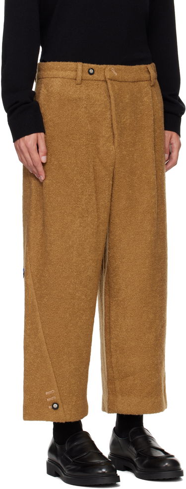 Hlače ADER ERROR Brown Wool Wide Leg Trousers Rjava | BN01FWSA0207CM, 1