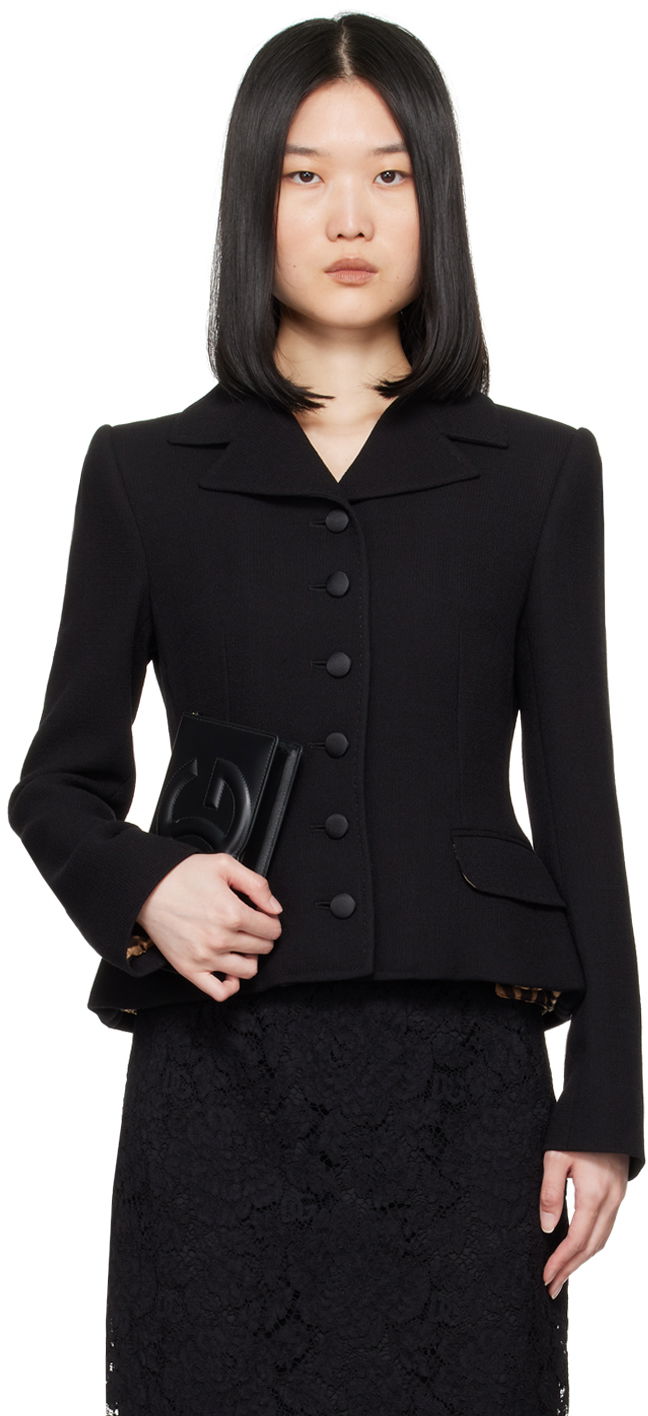Denarnica Dolce & Gabbana Padded  Jacket Črna | F26AJT GDCL2