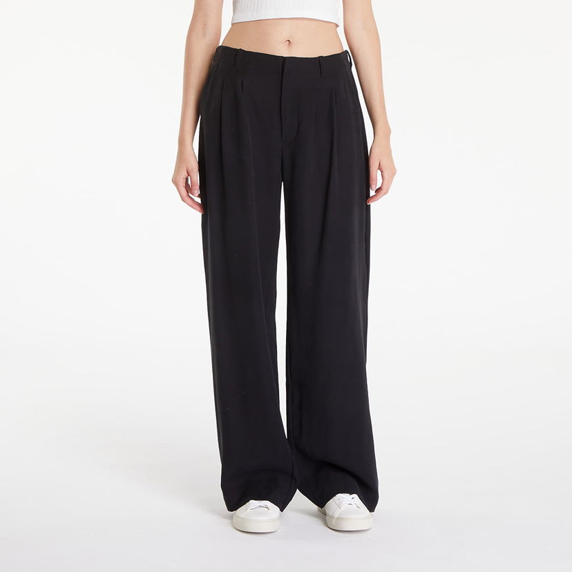 Kavbojke CALVIN KLEIN Viscose Relaxed Chino Pants Black Črna | J20J223917 BEH