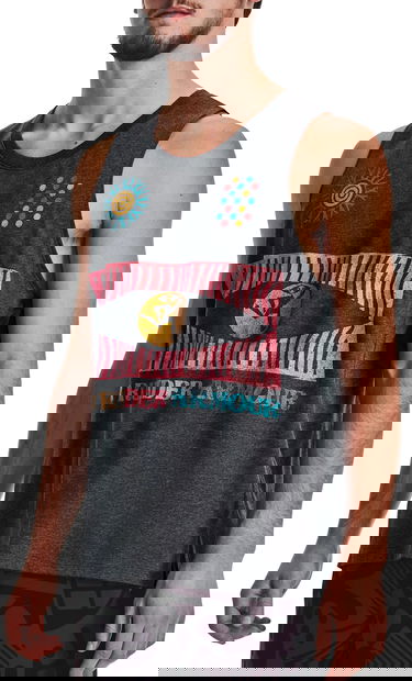 Majica brez rokavov Under Armour Graphic Tank Top We Run in Peace Večbarvna | 1376985-001, 0