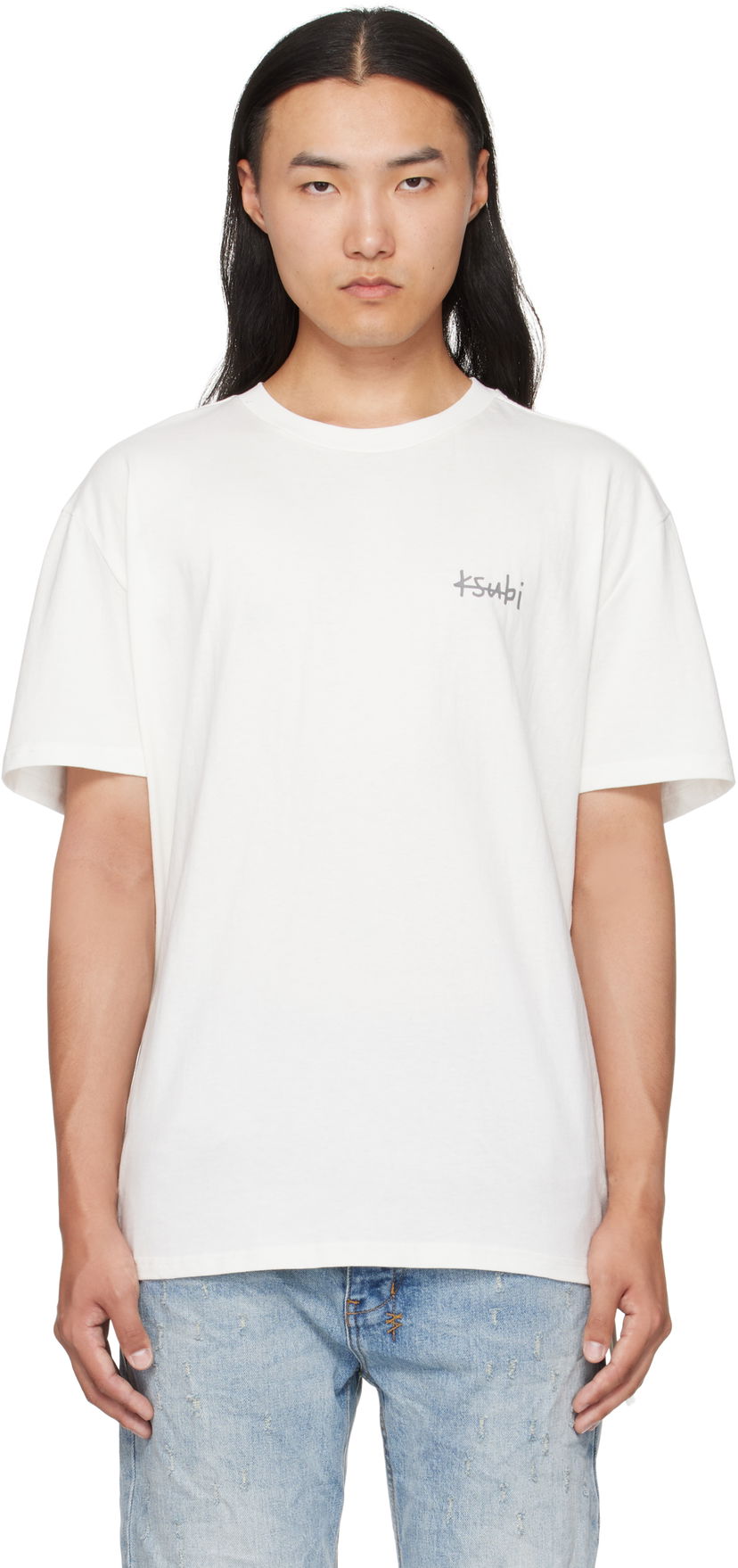 Majica Ksubi Ksubi All Day Biggie T-Shirt Bela | MFA25TE003