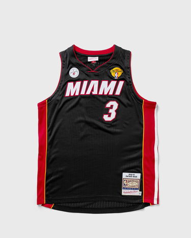 Dres Mitchell & Ness NBA AUTHENTIC ROAD FINALS JERSEY MIAMI HEAT 2012-13 DWYANE WADE #3 Črna | AJY44945-MHE12DWABLCK, 0