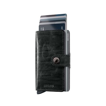 Denarnica Secrid Miniwallet - Dutch Martin - Grey Črna | MDM-Grey