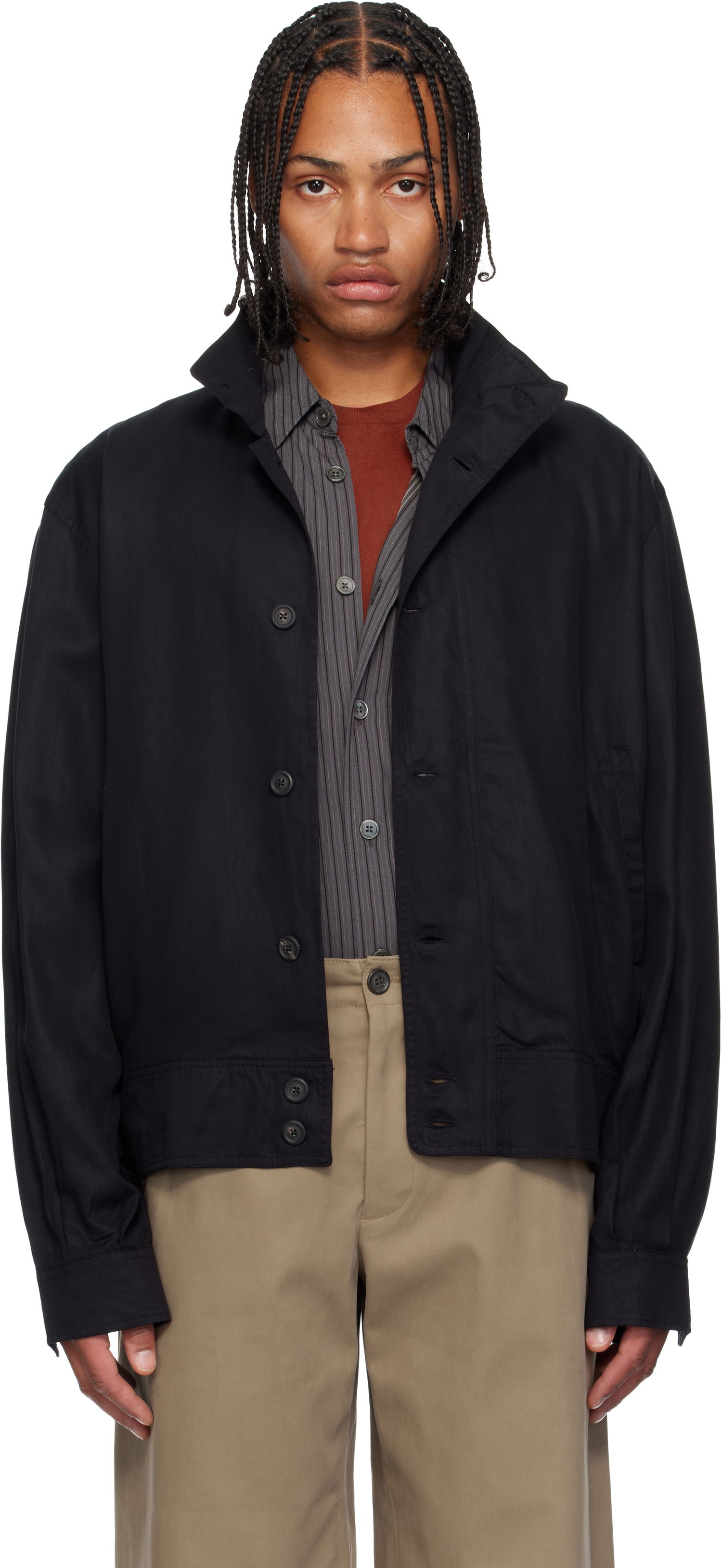 Bomber jakna OUR LEGACY Mock Bomber Jacket Črna | M4252MDB, 0