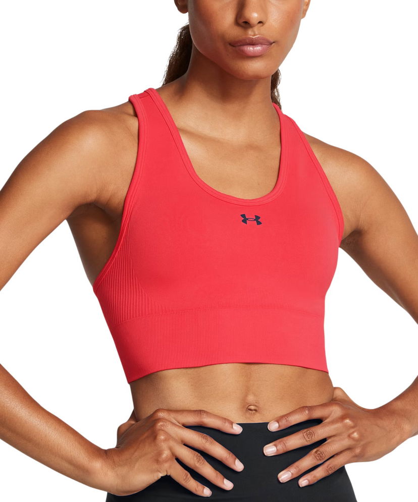 Modrček Under Armour Seamless Mid Bra Rdeča | 1384419-713