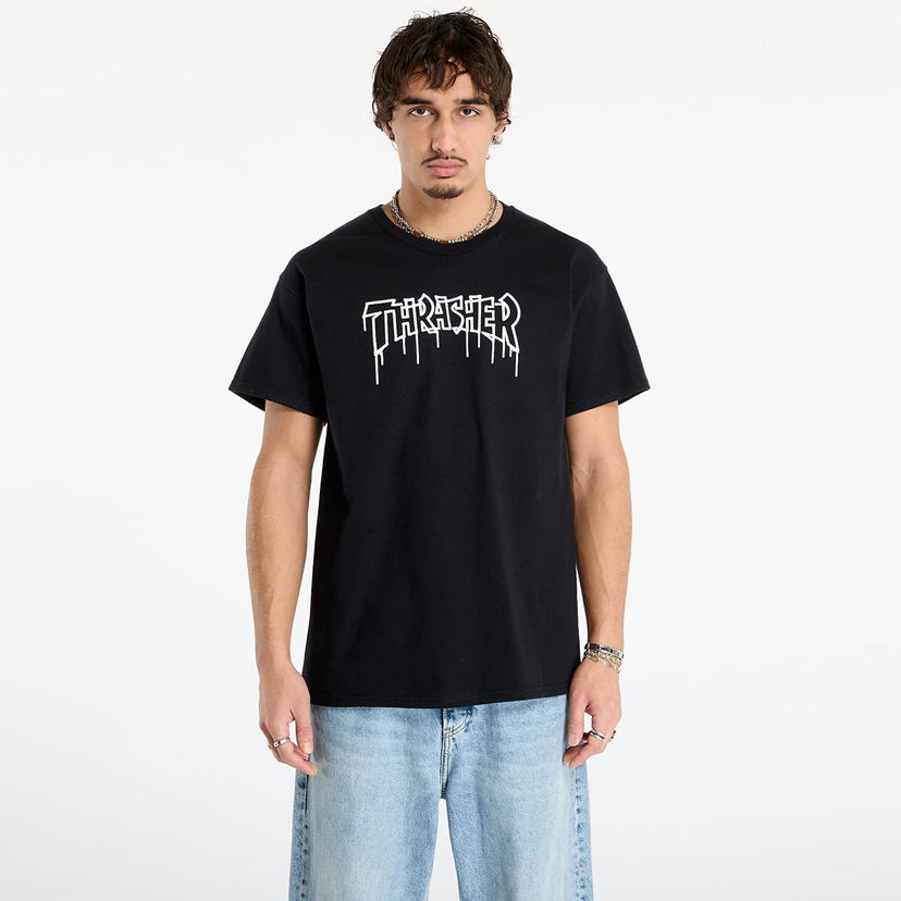 Majica Thrasher One-liner T-Shirt Črna | 145777