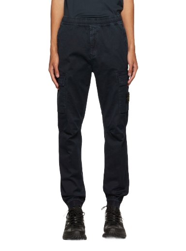 Cargo hlače Stone Island Patch Cargo Črna | 7715313L1