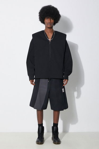 Kratke hlače Maison MIHARA YASUHIRO Maison MIHARA YASUHIRO Vertical Switching Shorts Črna | A12SP563, 1