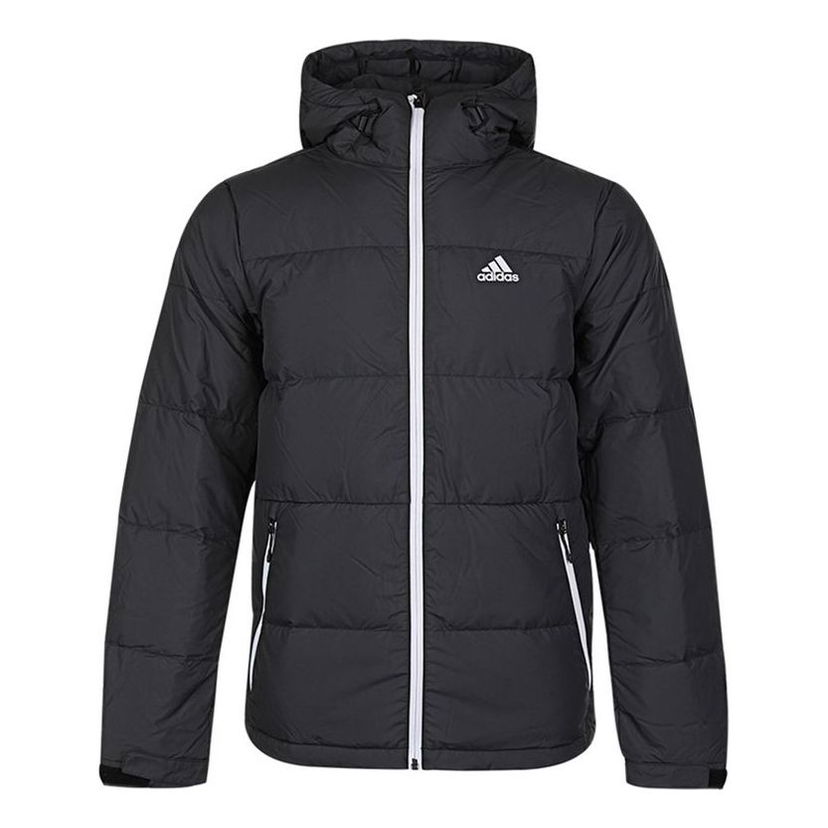 Puhovka adidas Originals Casual Sports Stay Warm Hooded Down Jacket Črna | GF0063