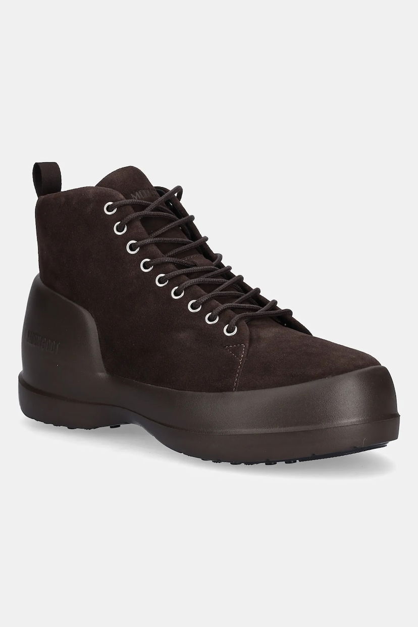 Superge in čevlji Moon Boot MEZZALUNA LACE UP MID SUEDE Boots Rjava | 80D2500030.M010