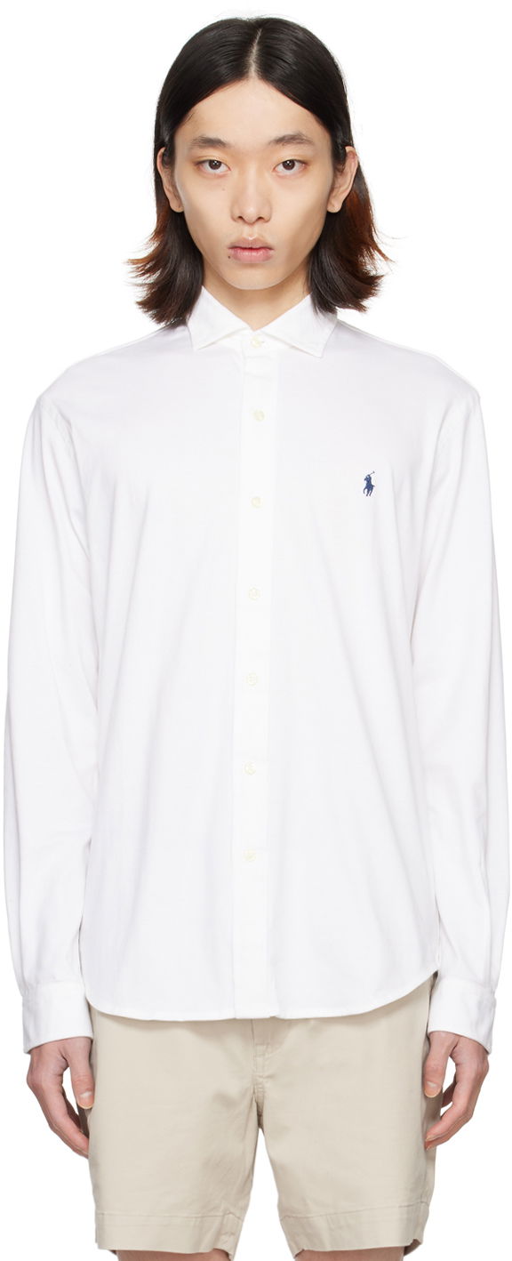 Srajce Polo by Ralph Lauren Embroidered Shirt Bela | 710899386001