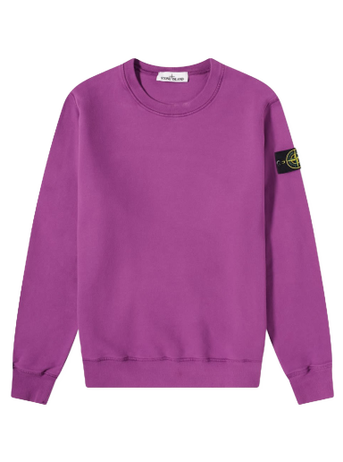 Pleteni pulover Stone Island Garment Dyed Crewneck Lila | 751563020-V0045