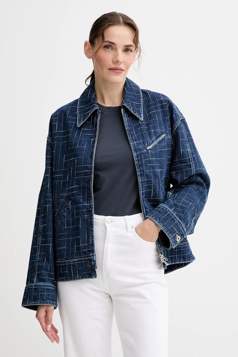 Jakna KENZO Kenzo Denim Jacket Modra | FF62DV2566V3