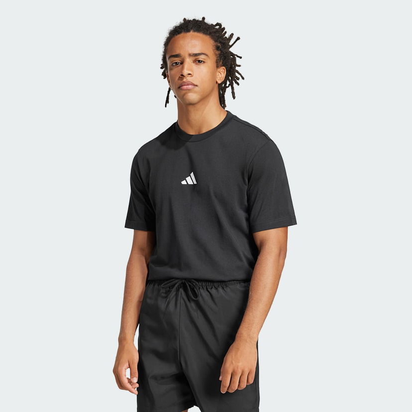 Majica adidas Performance Essentials Small Logo Jersey T-Shirt Črna | JE9024
