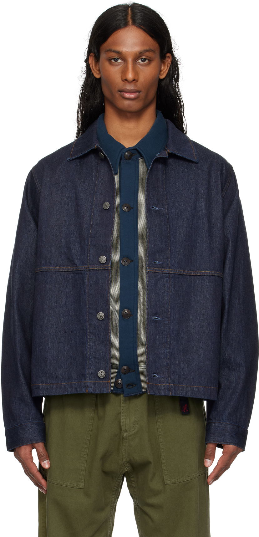 Jakna GRAMICCI Gramicci Denim Jacket Mornarica | G5SM-J005