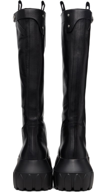 Superge in čevlji Rick Owens Rick Owens Concordians Mega Tractor Tall Boots Črna | RP02E4870 LOO, 1