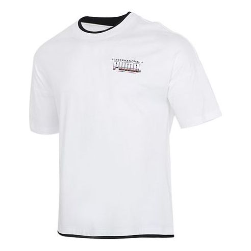Majica Puma Britto Graphic T-Shirt Bela | 532257-02