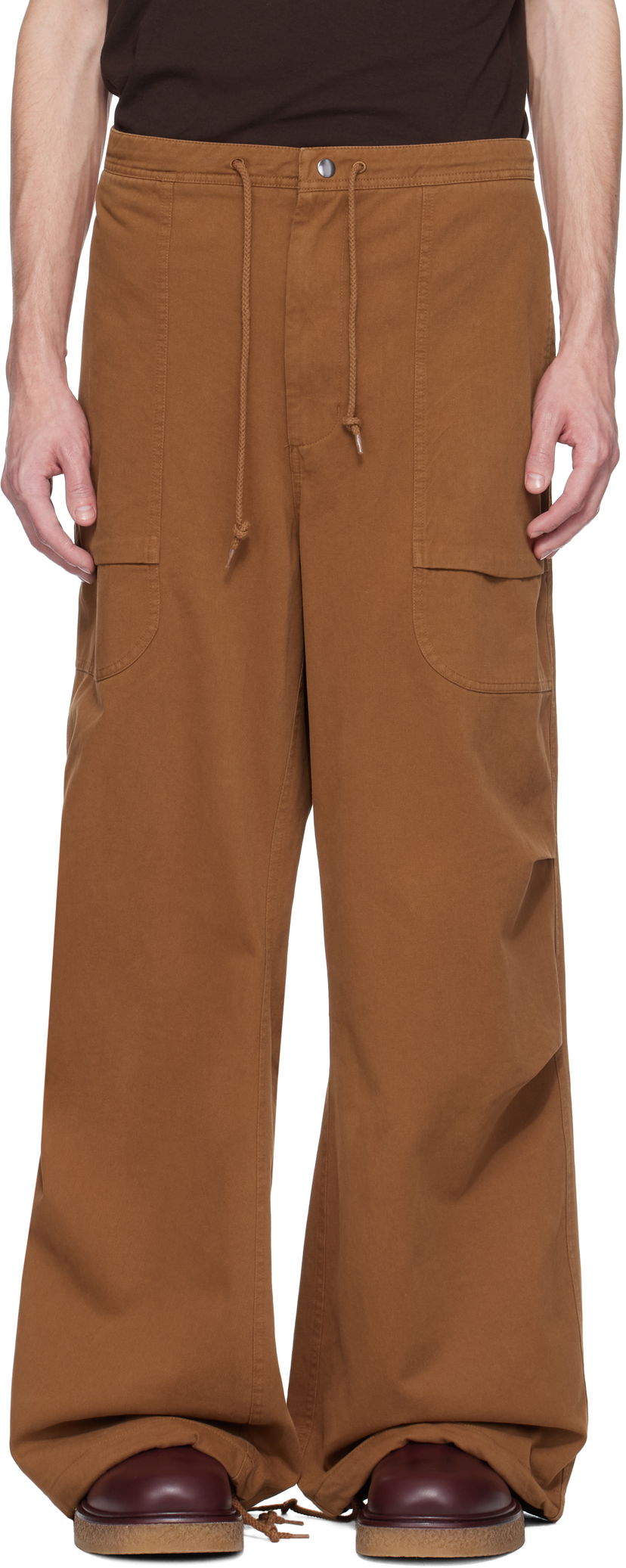 Cargo hlače Entire Studios Entire Studios Barren Cargo Trousers Rjava | ESU-S25-3021-CO