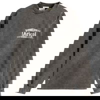 Aged Ancient Temple Graphic Long Sleeve T-Shirt, Size Large