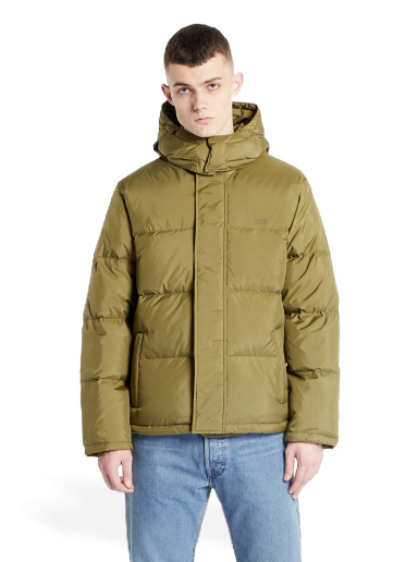 Puhovka Levi's Laurel Short Puffer Jacket Zelena | A5626-0001