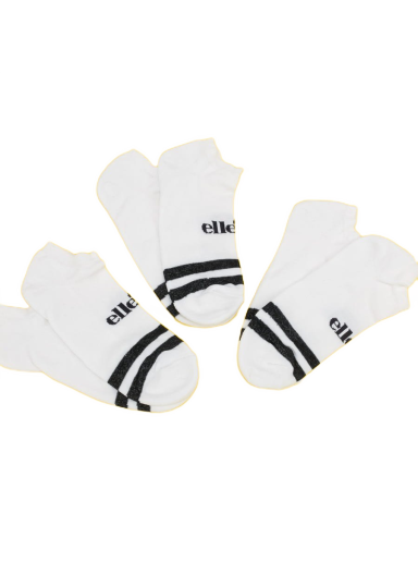 Nogavice Ellesse Melna Trainer Liner Socks 3Pack Bela | SAAC0876