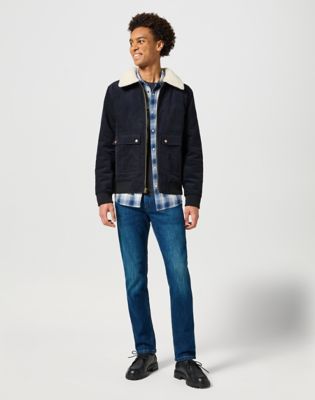 Bomber jakna Wrangler Wrangler Corduroy Aviator Jacket Mornarica | 112357270:XXL, 1