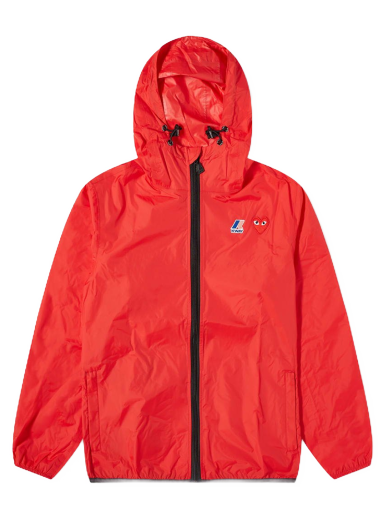 Parka Comme des Garçons K-Way x Full Zip Packable Jacket Rdeča | P1J501-2