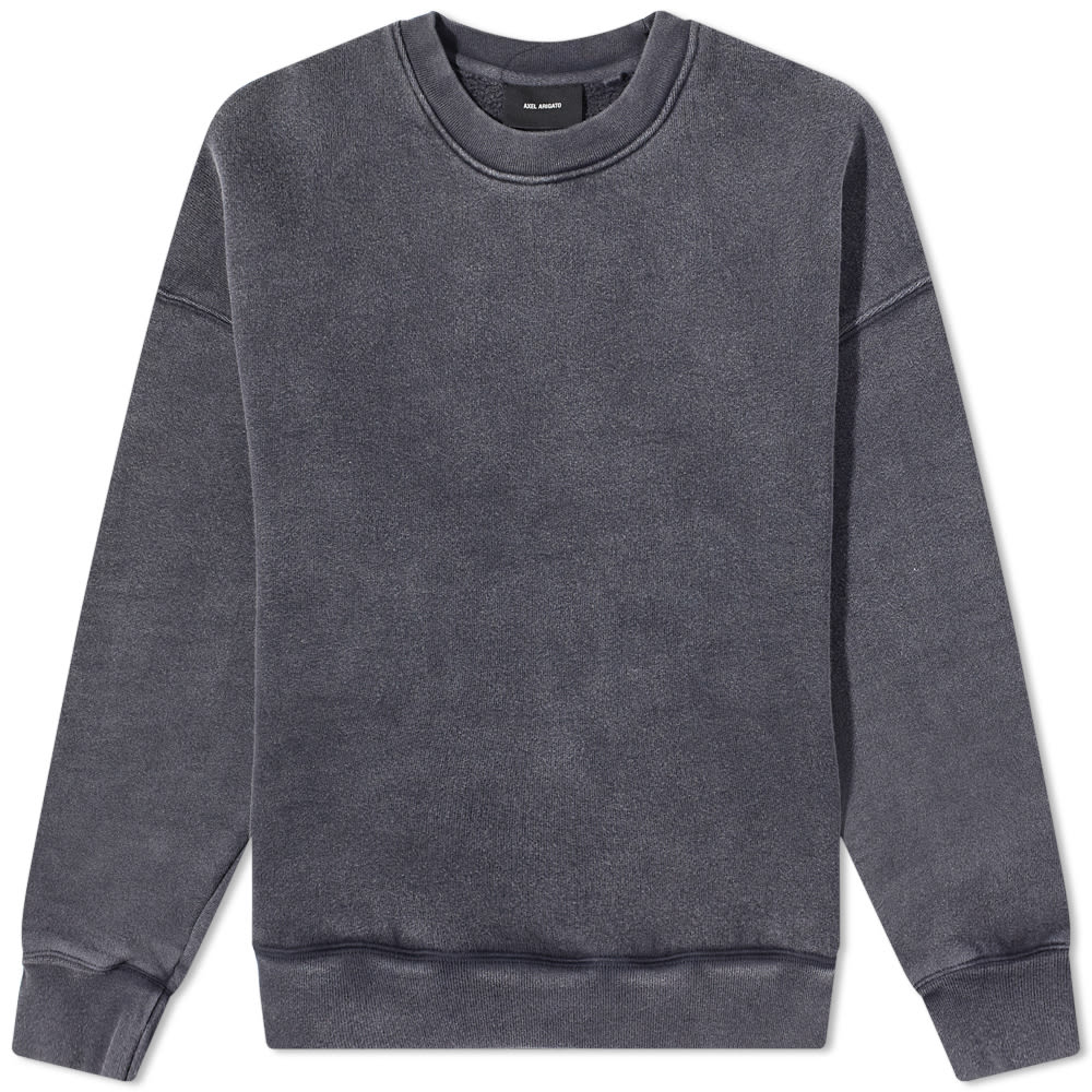 Pleteni pulover AXEL ARIGATO Typo Embroidered Crewneck Siva | A1168001, 0