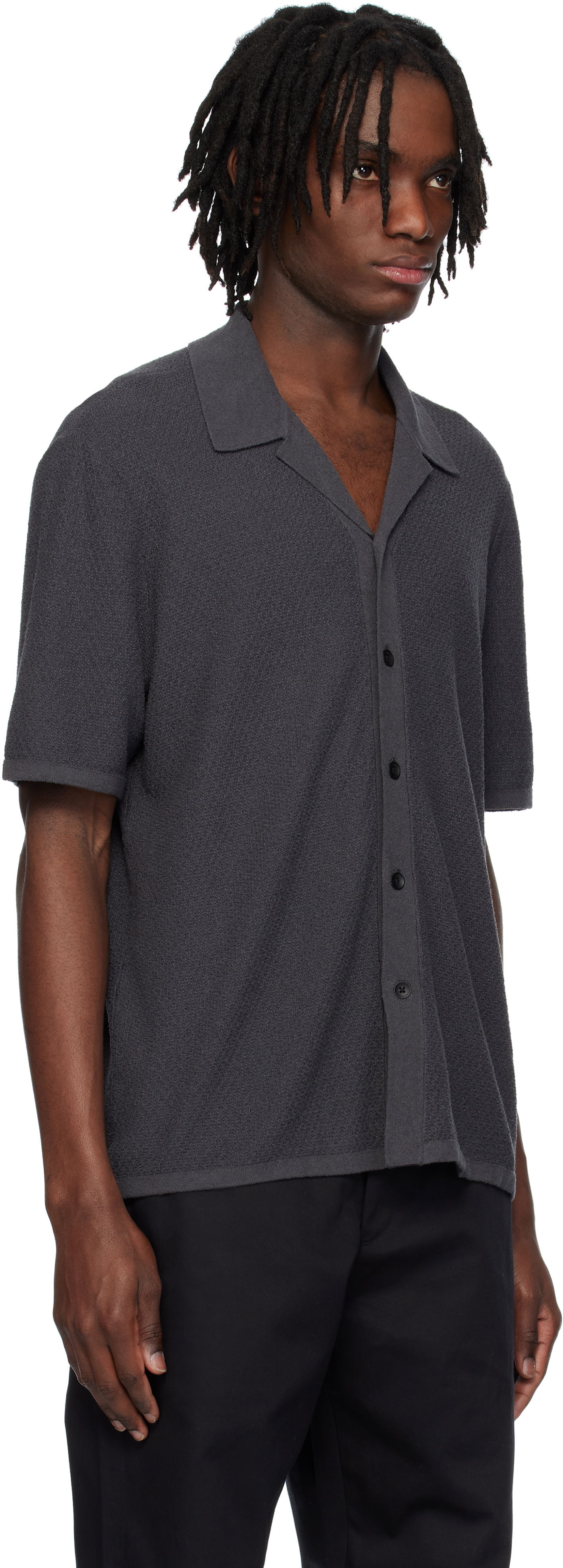 Srajce rag & bone Rag & Bone Avery Zig-Zag Polo Siva | MBS25S036YF36, 1