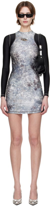 Diesel D-Vanne Galaxy Print Minidress