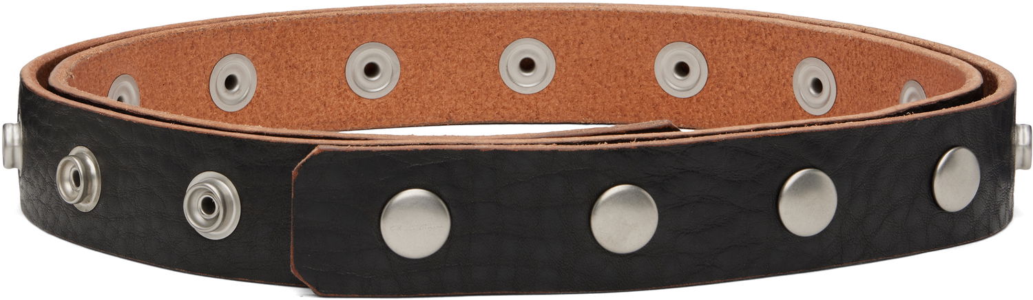 Pasovi Rick Owens Rick Owens Concordians Snap Belt Črna | RA02E0782 LGET, 0