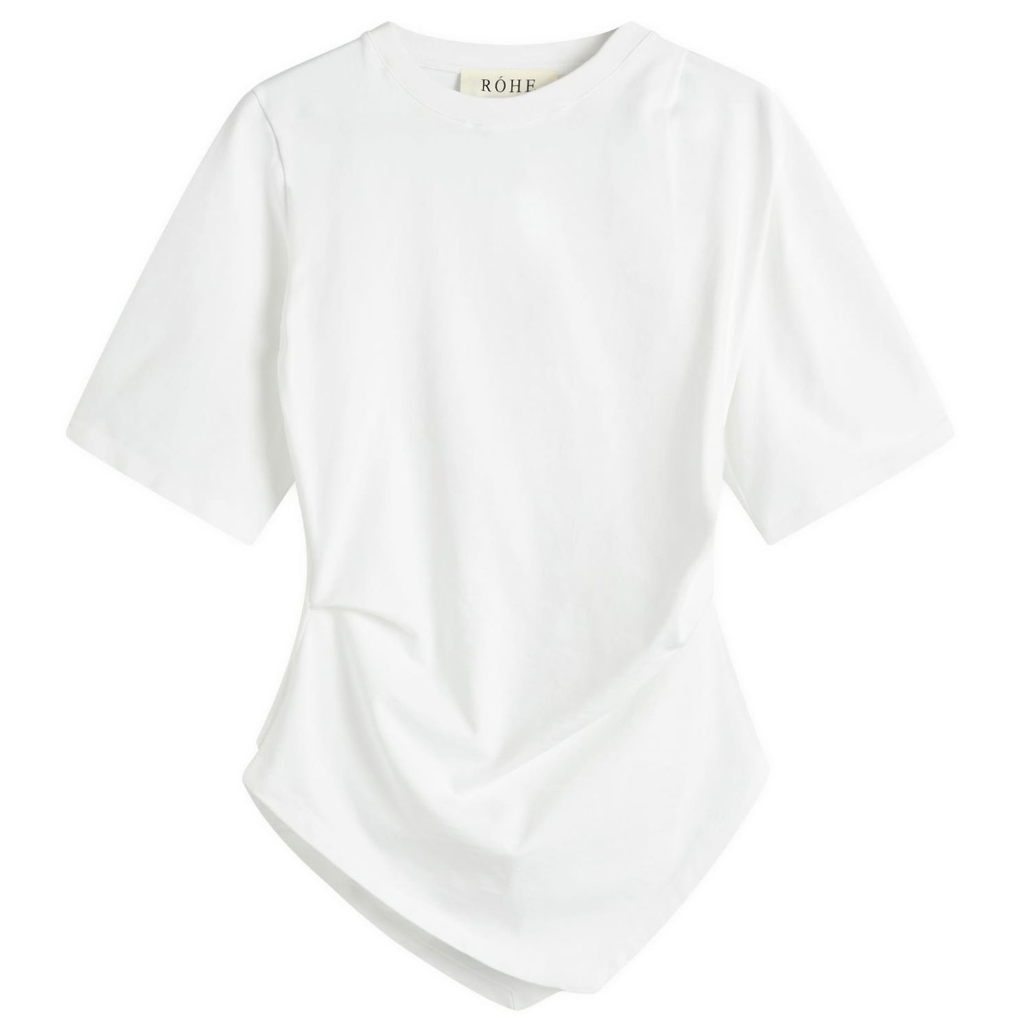 Majica Róhe Re-Invented Twisted T-Shirt Bela | 416-20-206, 1