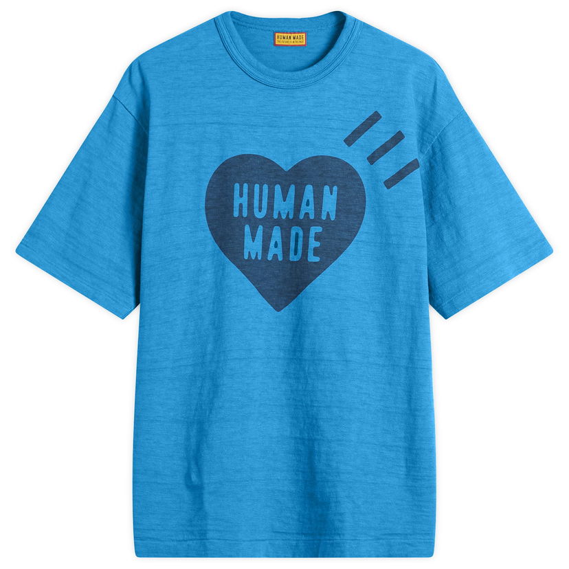 Majica Human Made Human Made Garment Dyed Heart T-Shirt, Size Large Modra | HM29CS033-BLU