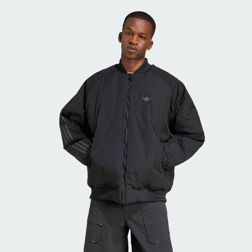 Bomber jakna adidas Performance Oversized Bomber Jacket Črna | JC7546